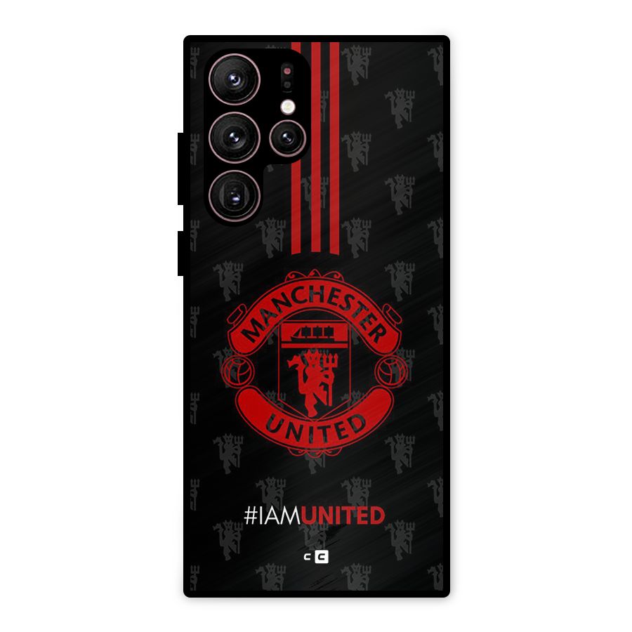 The United Spirit Metal Back Case for Galaxy S22 Ultra 5G