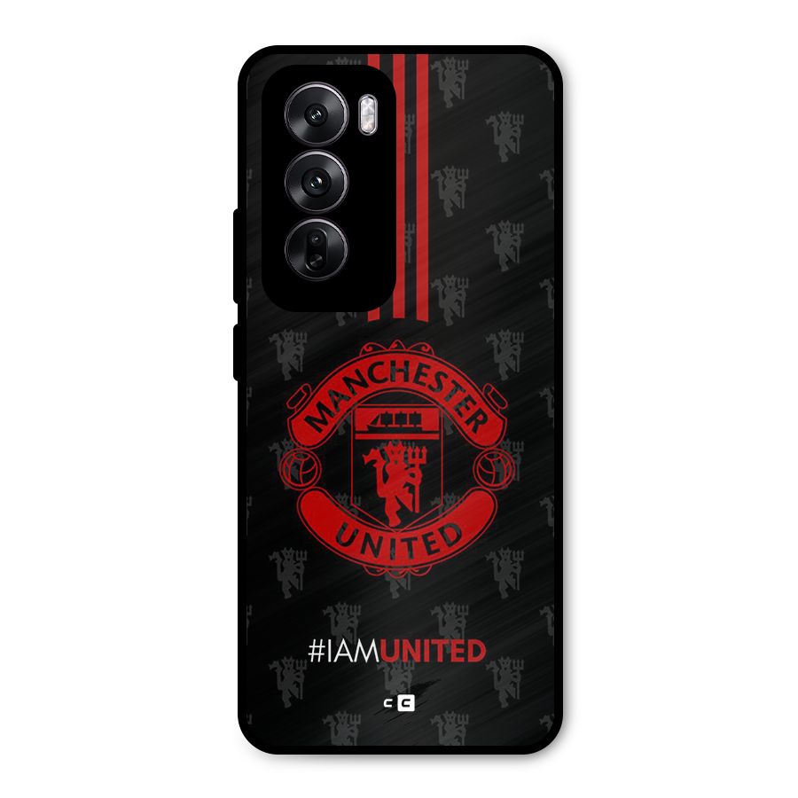 The United Spirit Metal Back Case for Oppo Reno12