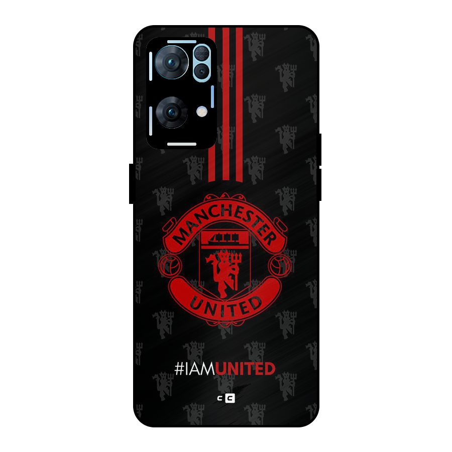 The United Spirit Metal Back Case for Oppo Reno7 Pro 5G