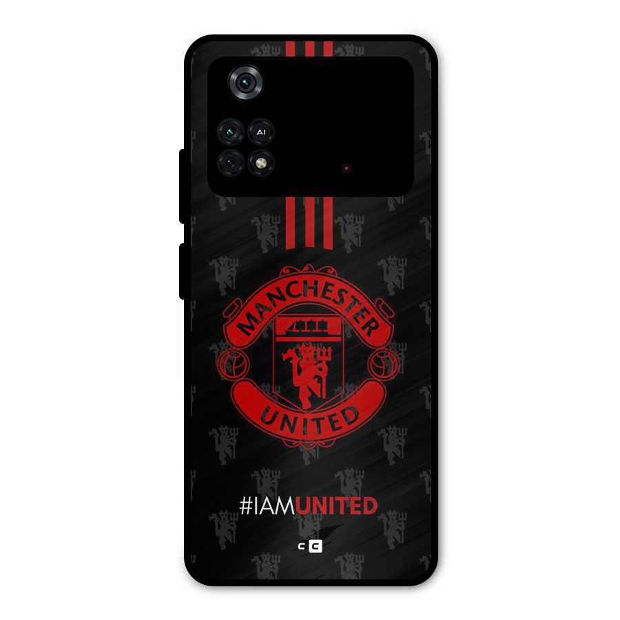 The United Spirit Metal Back Case for Poco M4 Pro 4G