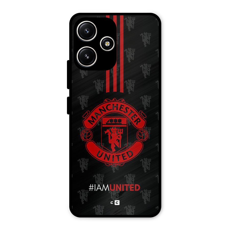 The United Spirit Metal Back Case for Poco M6 Pro