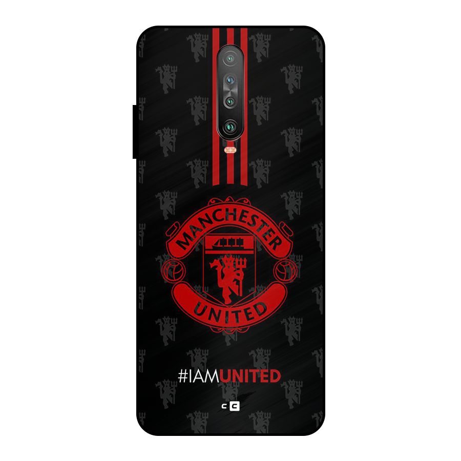 The United Spirit Metal Back Case for Poco X2