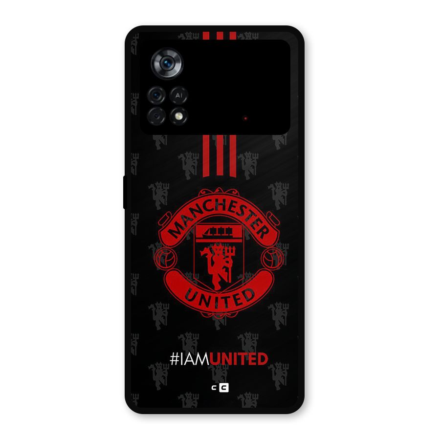 The United Spirit Metal Back Case for Poco X4 Pro 5G