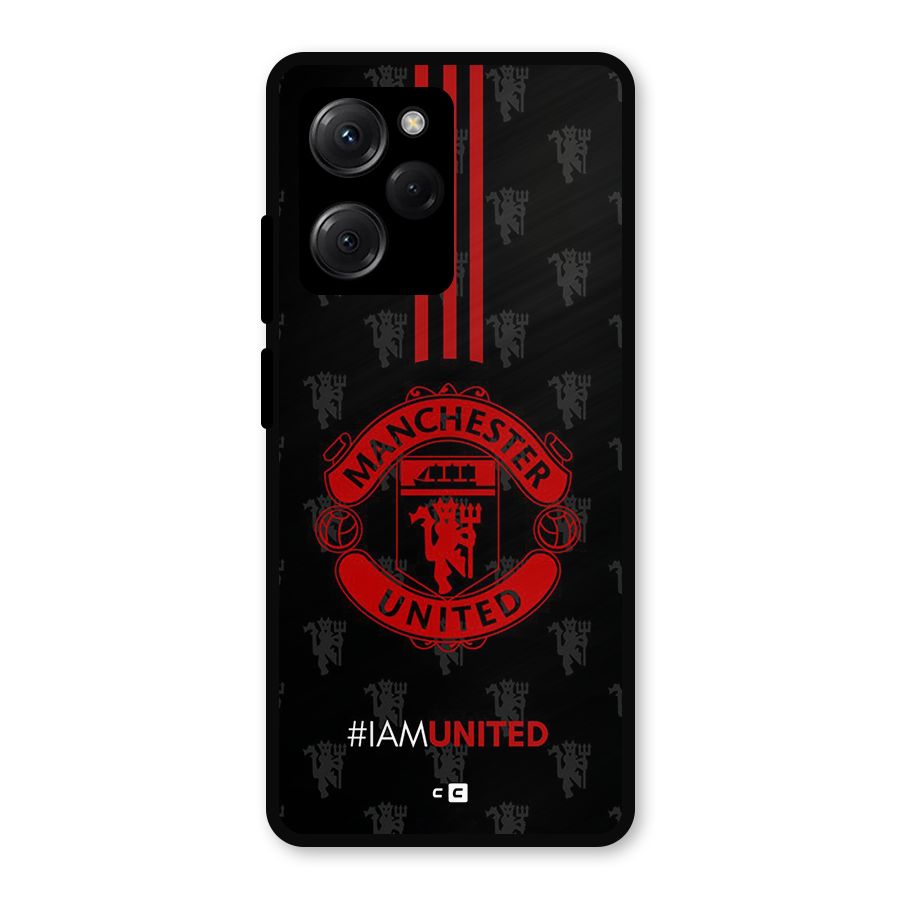 The United Spirit Metal Back Case for Poco X5 Pro