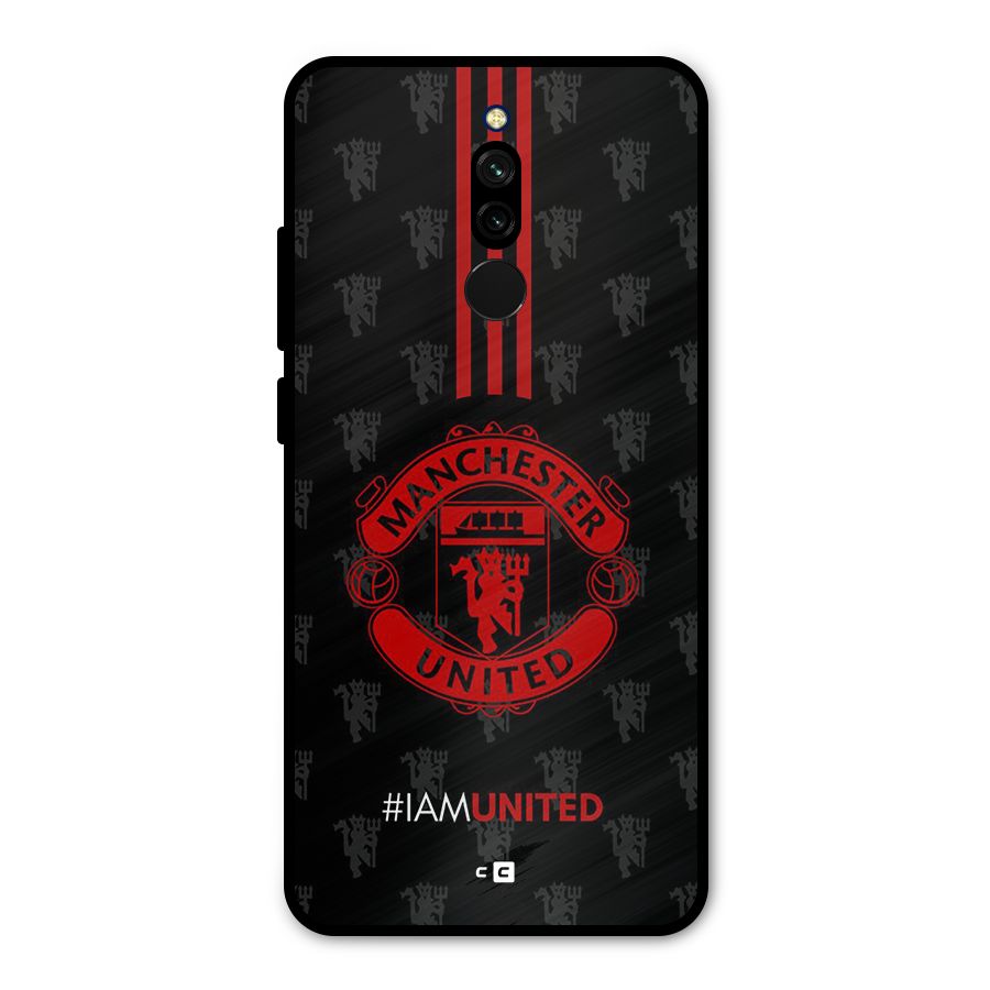 The United Spirit Metal Back Case for Redmi 8