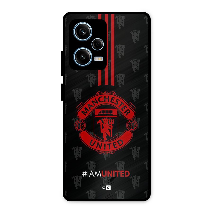 The United Spirit Metal Back Case for Redmi Note 12 Pro
