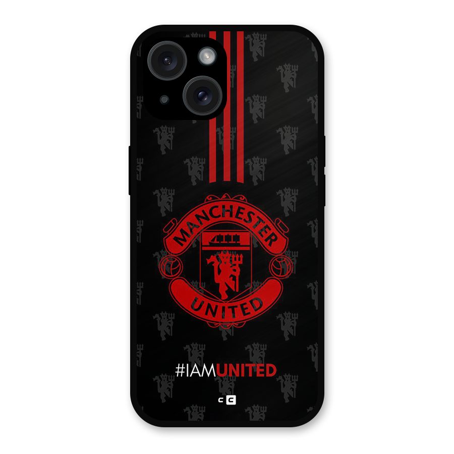 The United Spirit Metal Back Case for iPhone 15