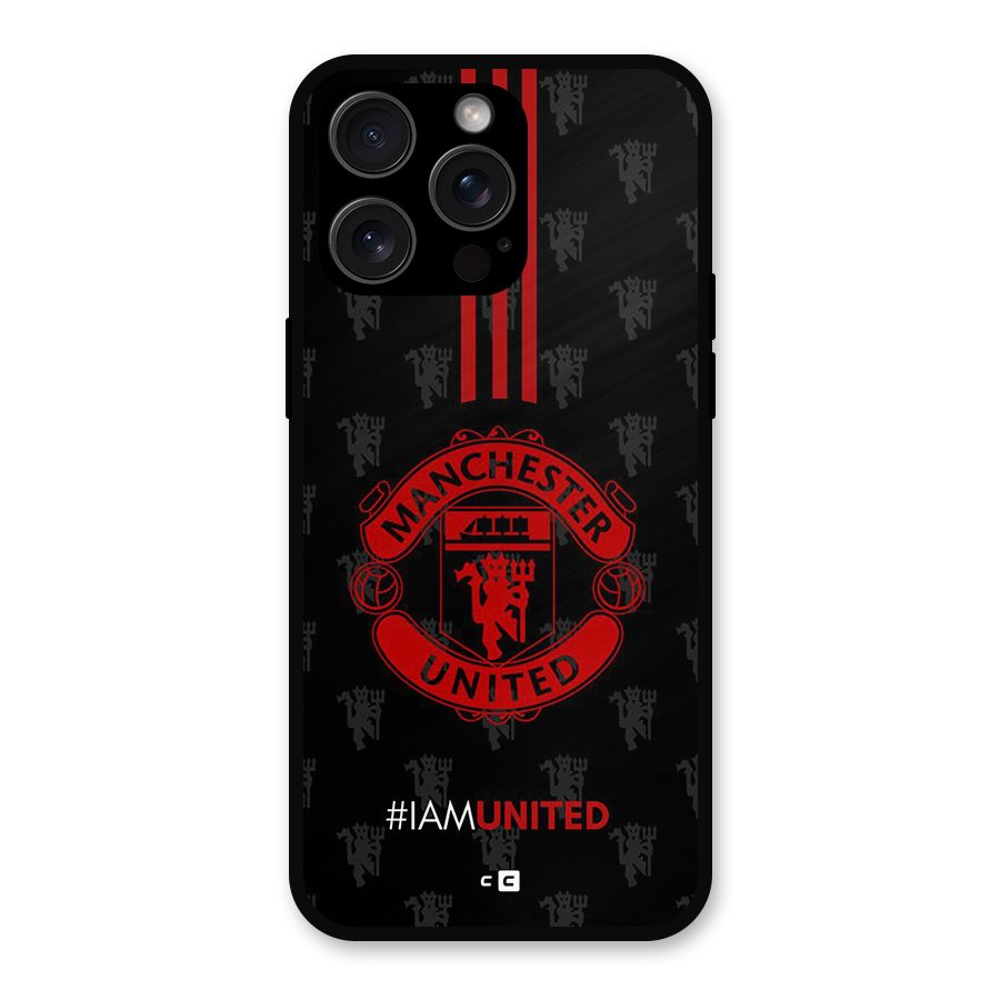 The United Spirit Metal Back Case for iPhone 15 Pro Max