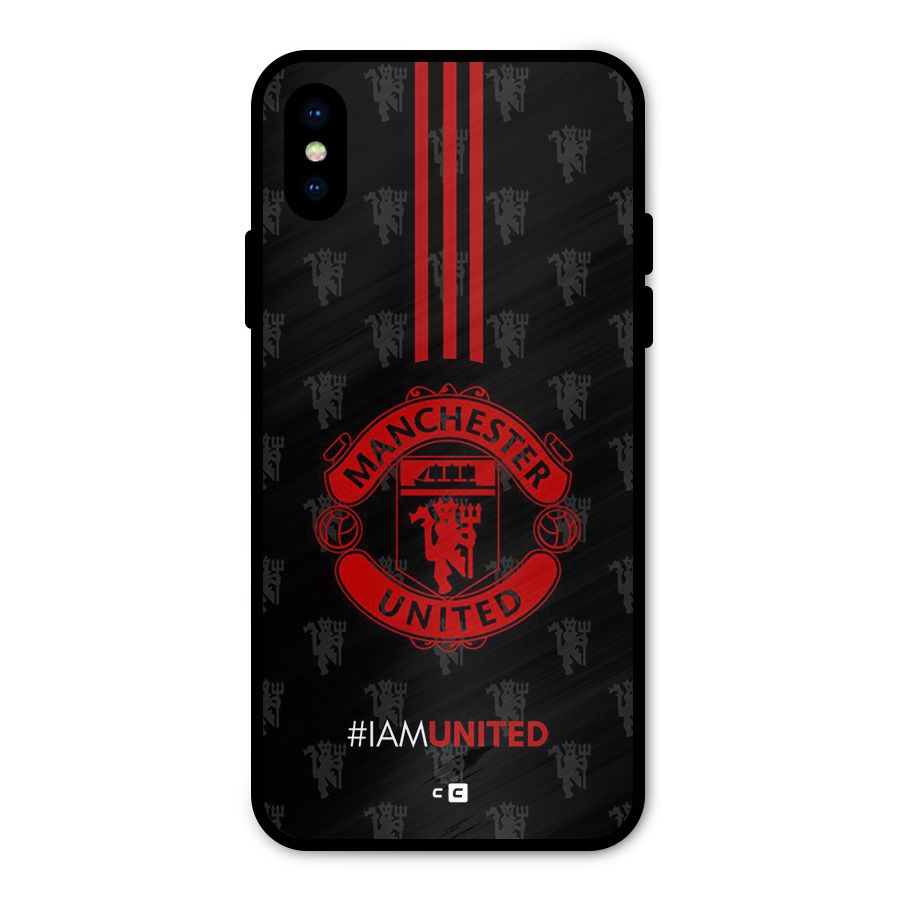 The United Spirit Metal Back Case for iPhone XS