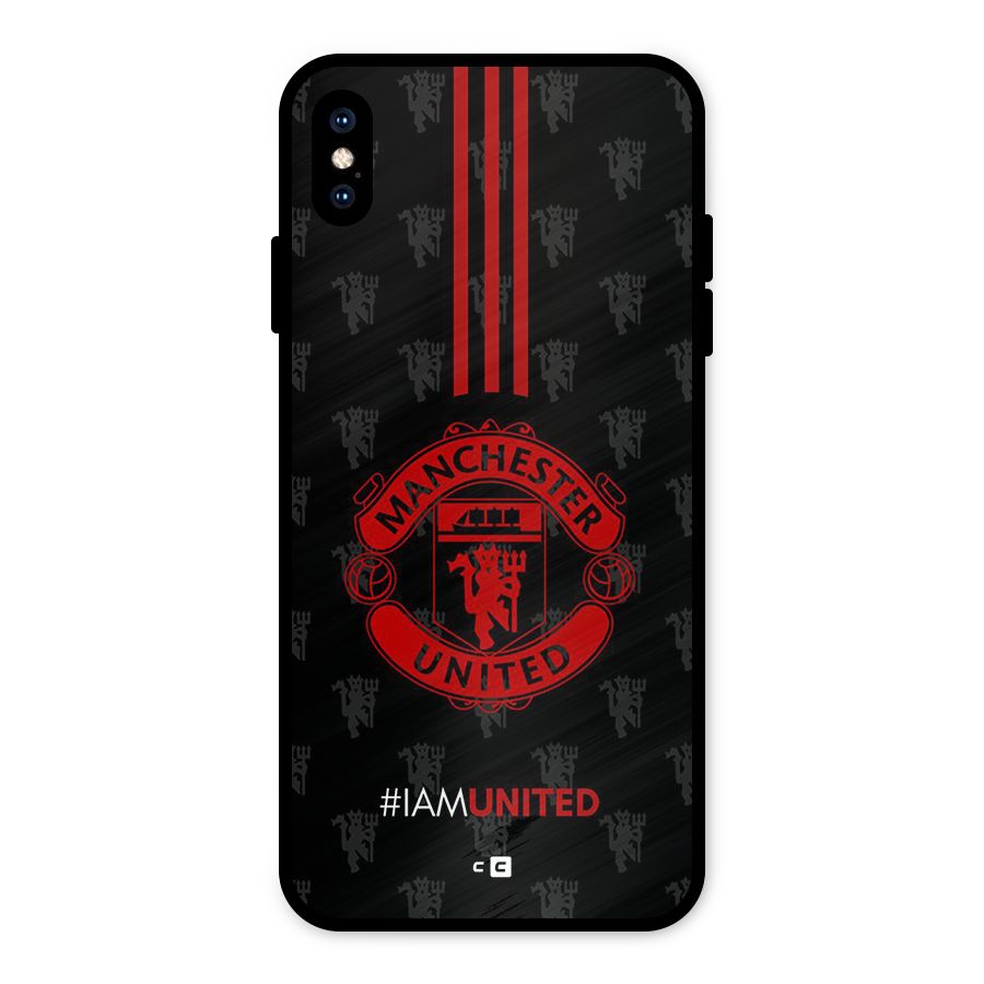 The United Spirit Metal Back Case for iPhone XS Max