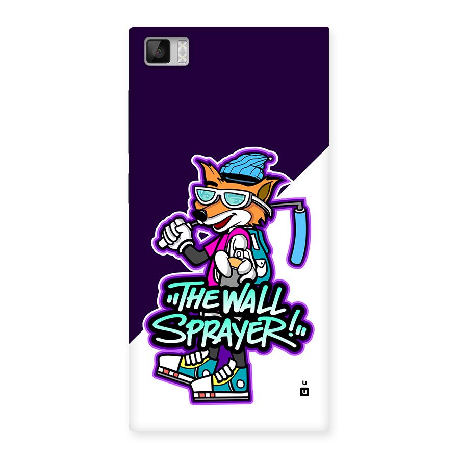 The Wall Sprayer Back Case for Mi3