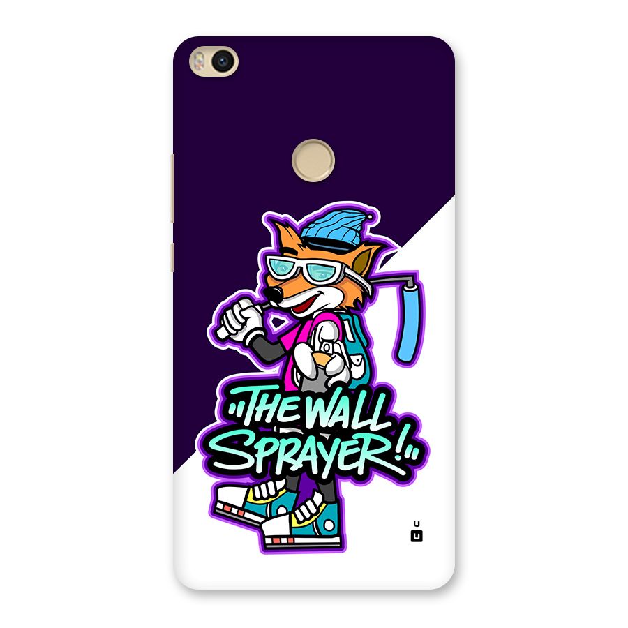 The Wall Sprayer Back Case for Mi Max 2
