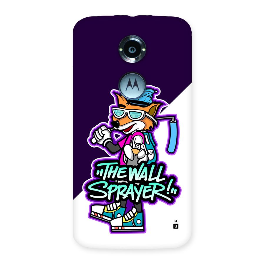 The Wall Sprayer Back Case for Moto X2