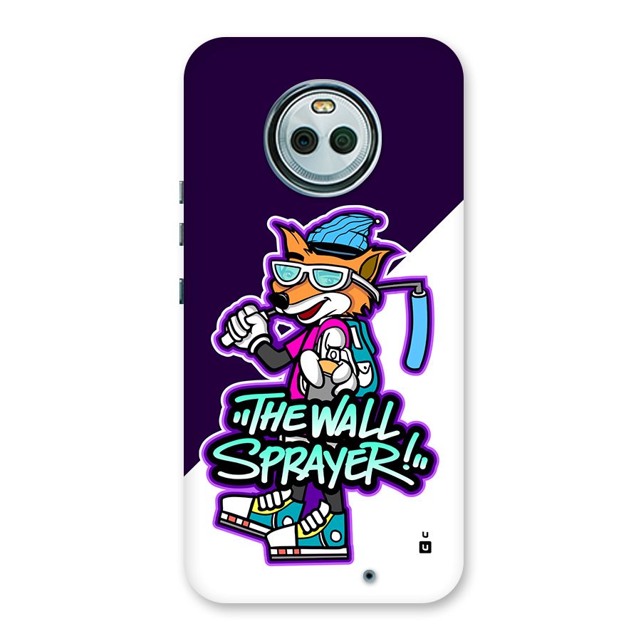 The Wall Sprayer Back Case for Moto X4