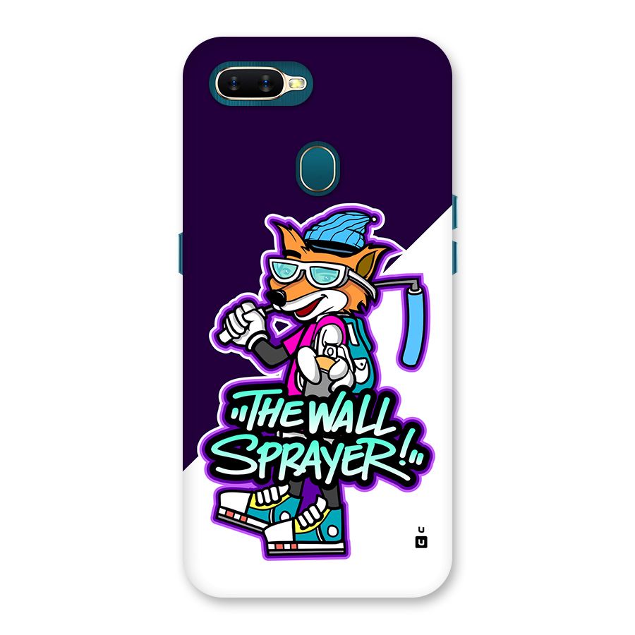 The Wall Sprayer Back Case for Oppo A12