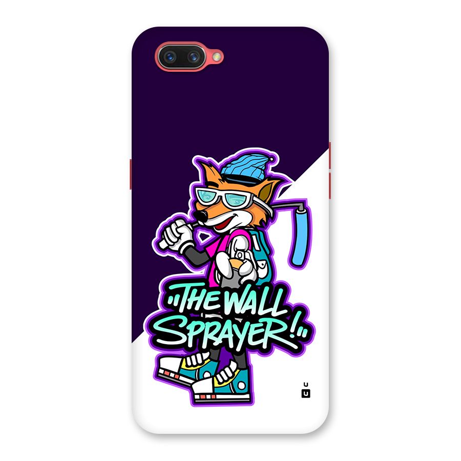 The Wall Sprayer Back Case for Oppo A3s