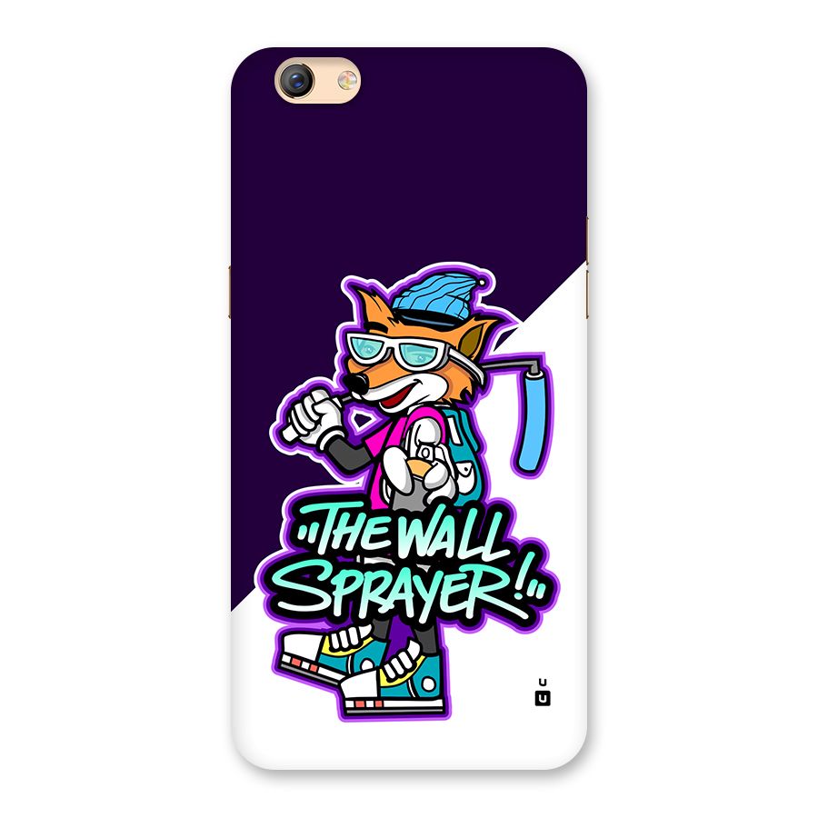 The Wall Sprayer Back Case for Oppo F3 Plus