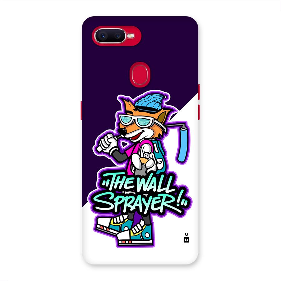 The Wall Sprayer Back Case for Oppo F9 Pro