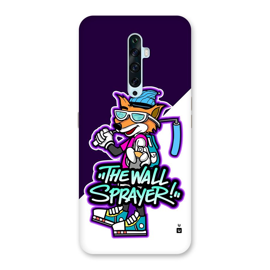 The Wall Sprayer Back Case for Oppo Reno2 F