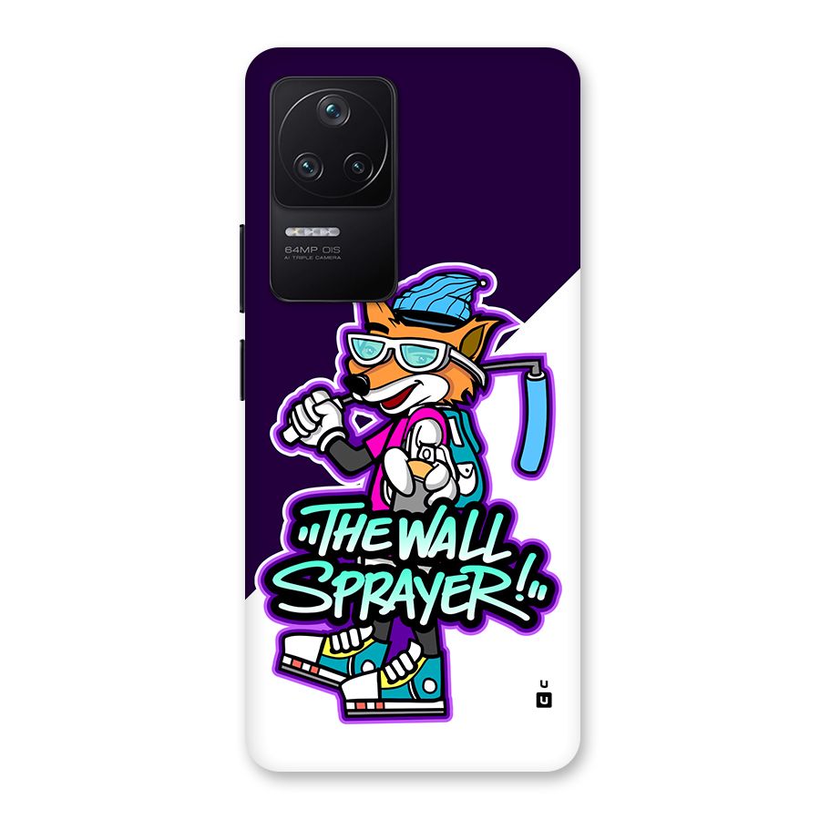 The Wall Sprayer Back Case for Poco F4 5G
