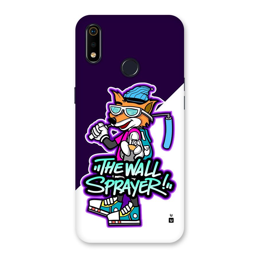 The Wall Sprayer Back Case for Realme 3i