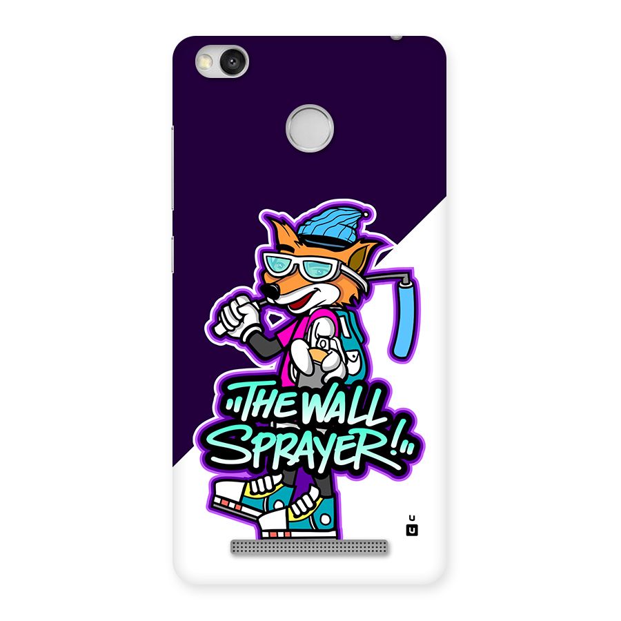 The Wall Sprayer Back Case for Redmi 3S Prime