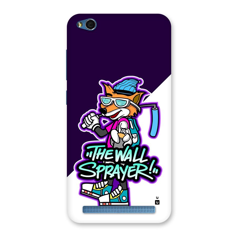 The Wall Sprayer Back Case for Redmi 5A