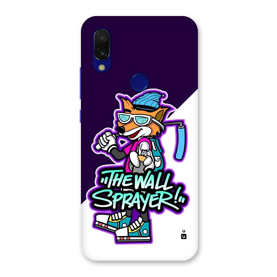 The Wall Sprayer Back Case for Redmi 7