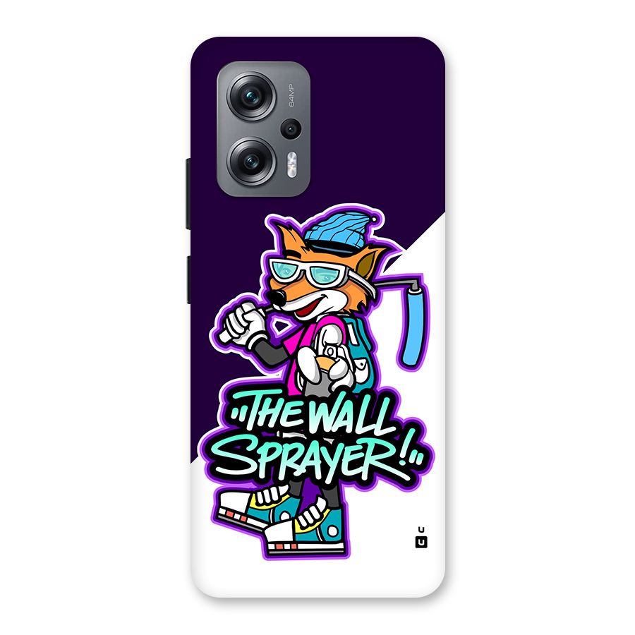 The Wall Sprayer Back Case for Redmi K50i