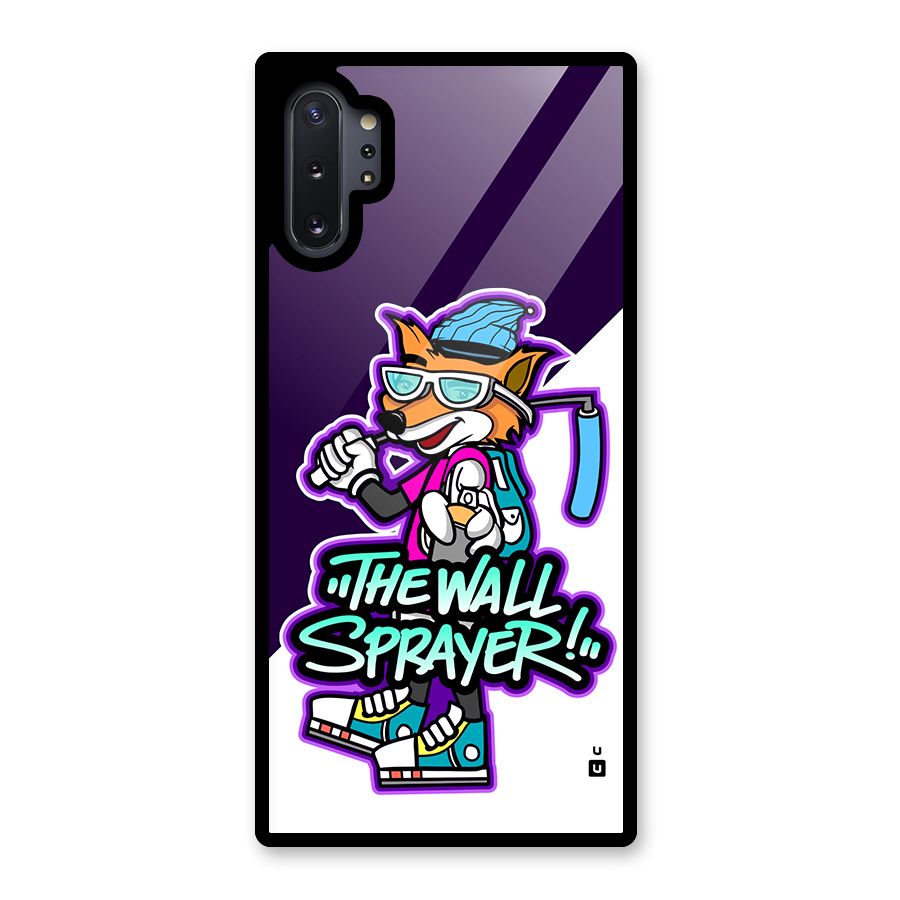 The Wall Sprayer Glass Back Case for Galaxy Note 10 Plus