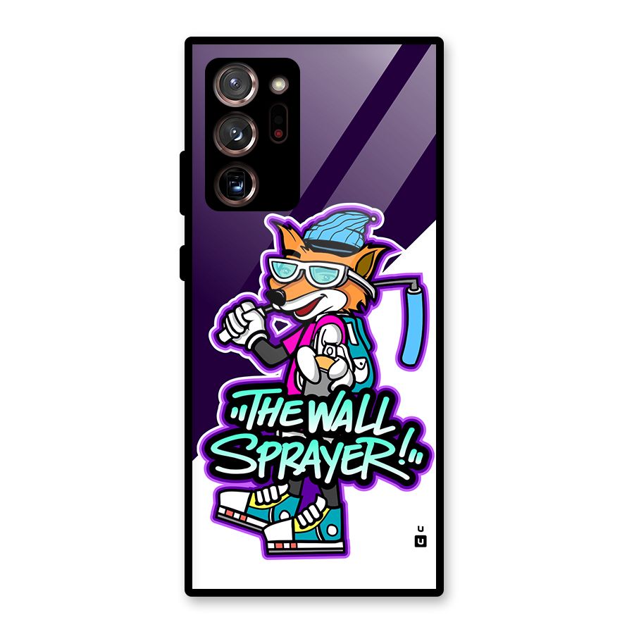 The Wall Sprayer Glass Back Case for Galaxy Note 20 Ultra 5G
