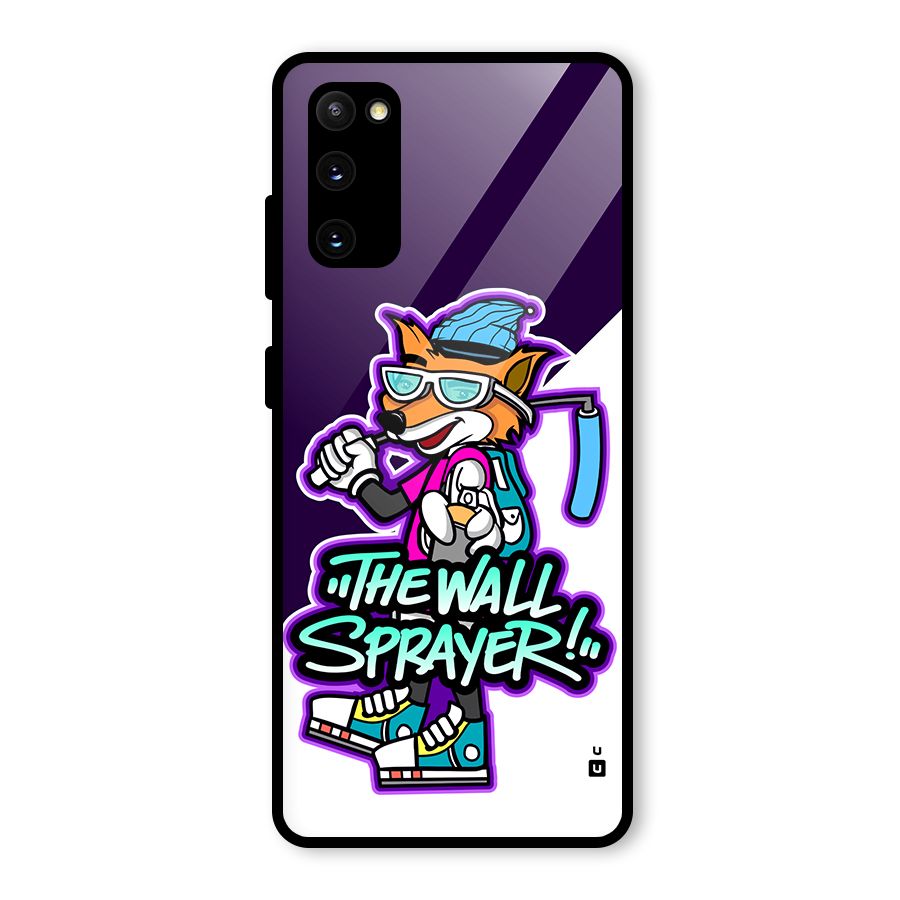 The Wall Sprayer Glass Back Case for Galaxy S20 FE 5G