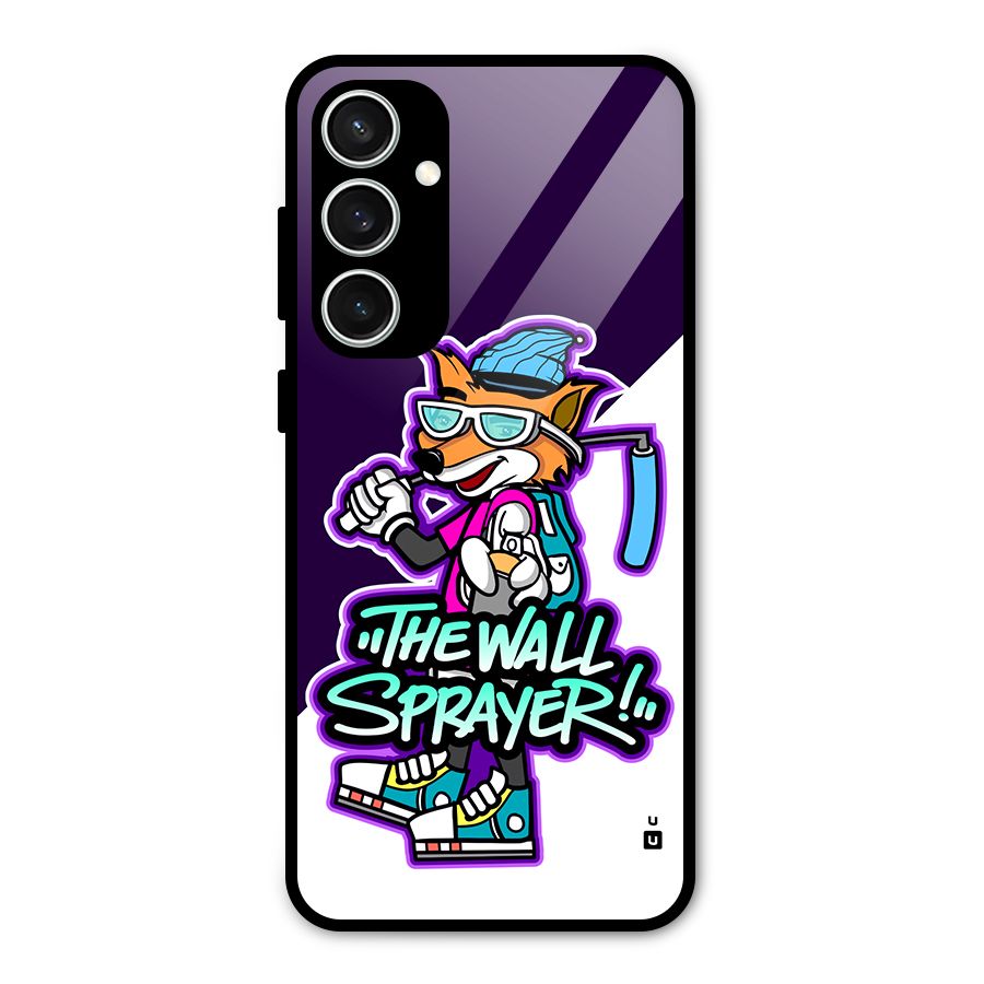 The Wall Sprayer Glass Back Case for Galaxy S23 FE