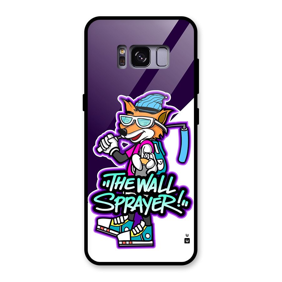 The Wall Sprayer Glass Back Case for Galaxy S8