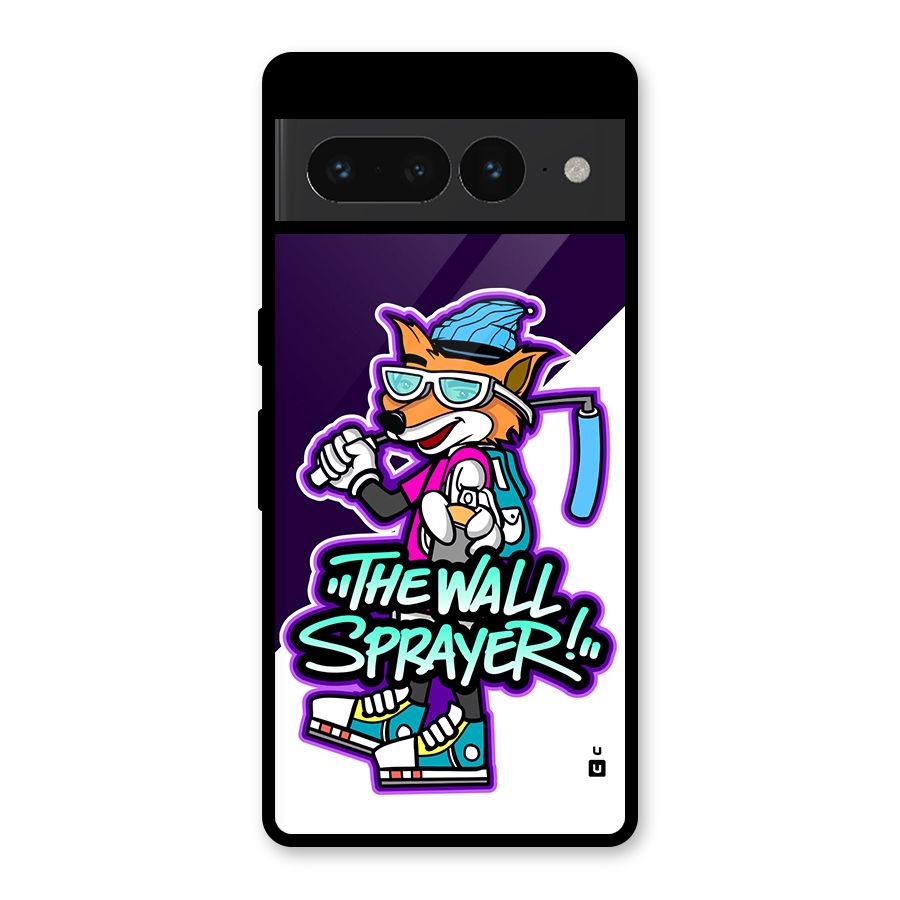 The Wall Sprayer Glass Back Case for Google Pixel 7 Pro