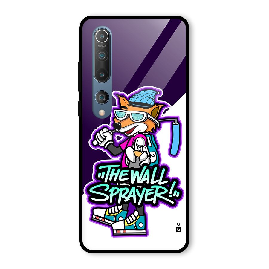 The Wall Sprayer Glass Back Case for Mi 10
