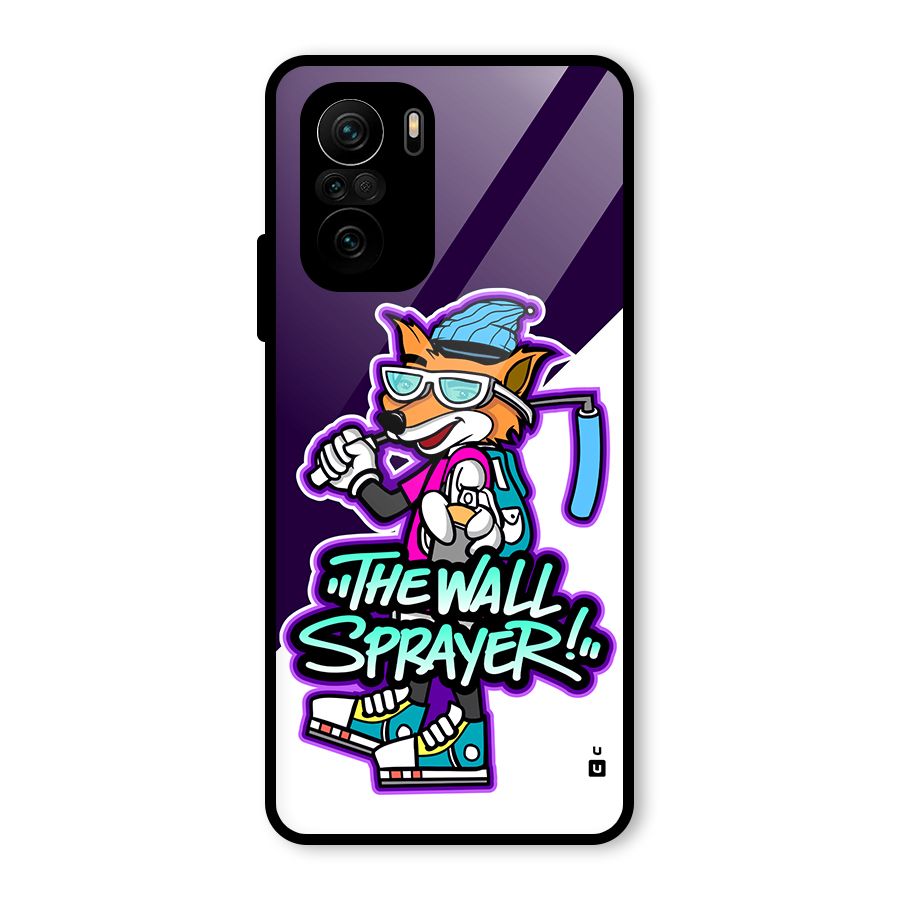 The Wall Sprayer Glass Back Case for Mi 11X Pro