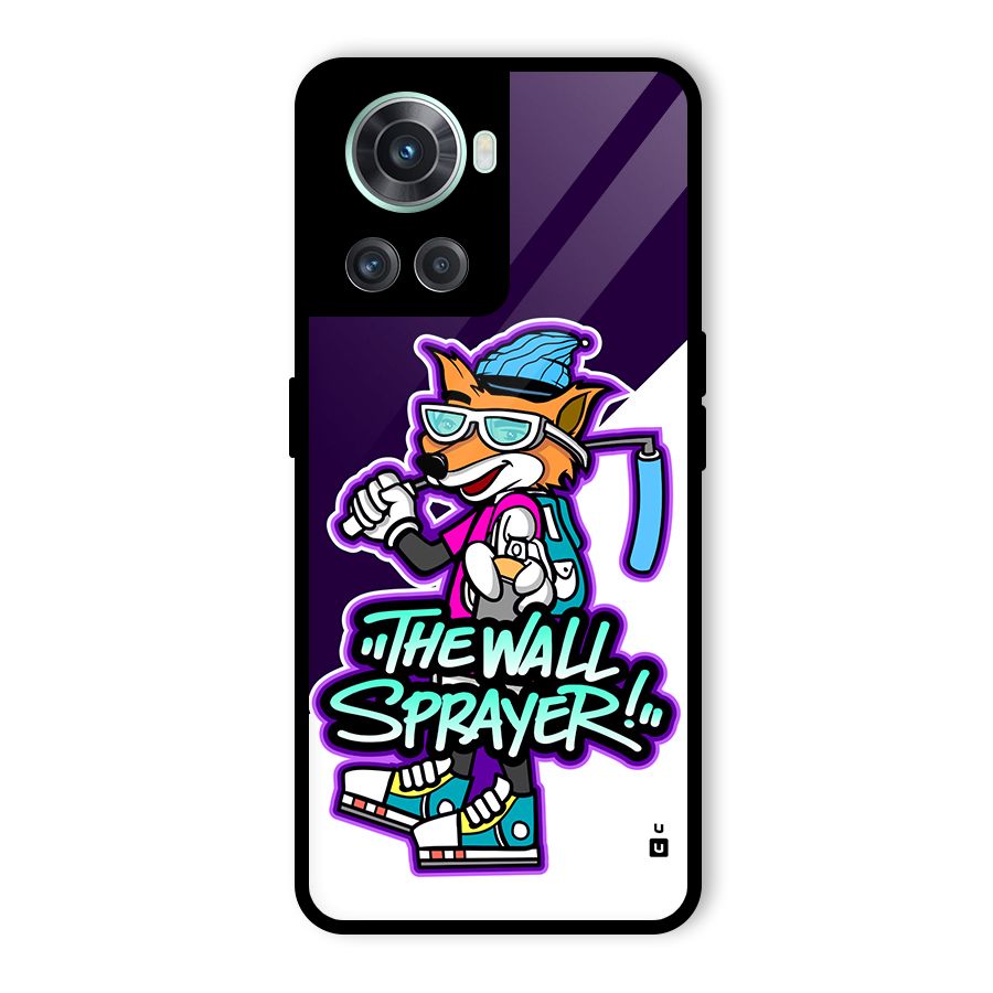 The Wall Sprayer Glass Back Case for OnePlus 10R