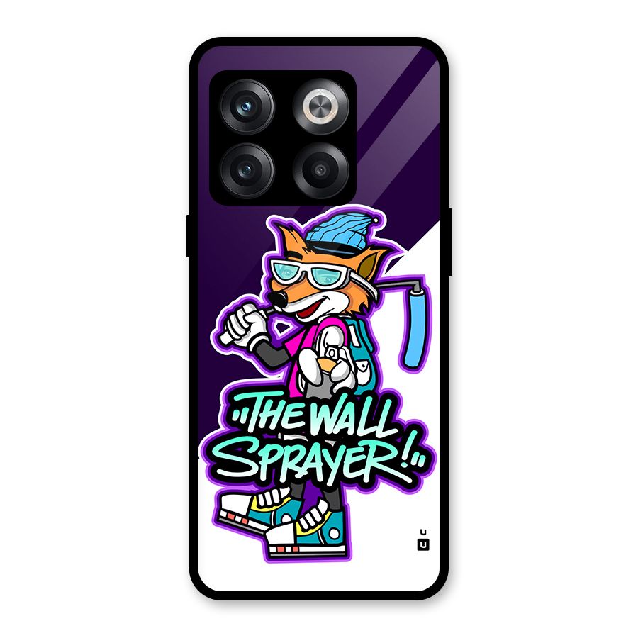 The Wall Sprayer Glass Back Case for OnePlus 10T