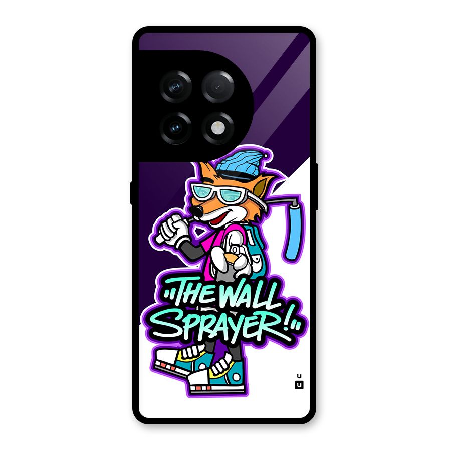 The Wall Sprayer Glass Back Case for OnePlus 11R