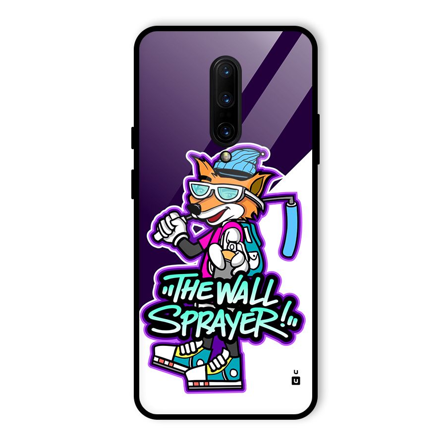 The Wall Sprayer Glass Back Case for OnePlus 7 Pro