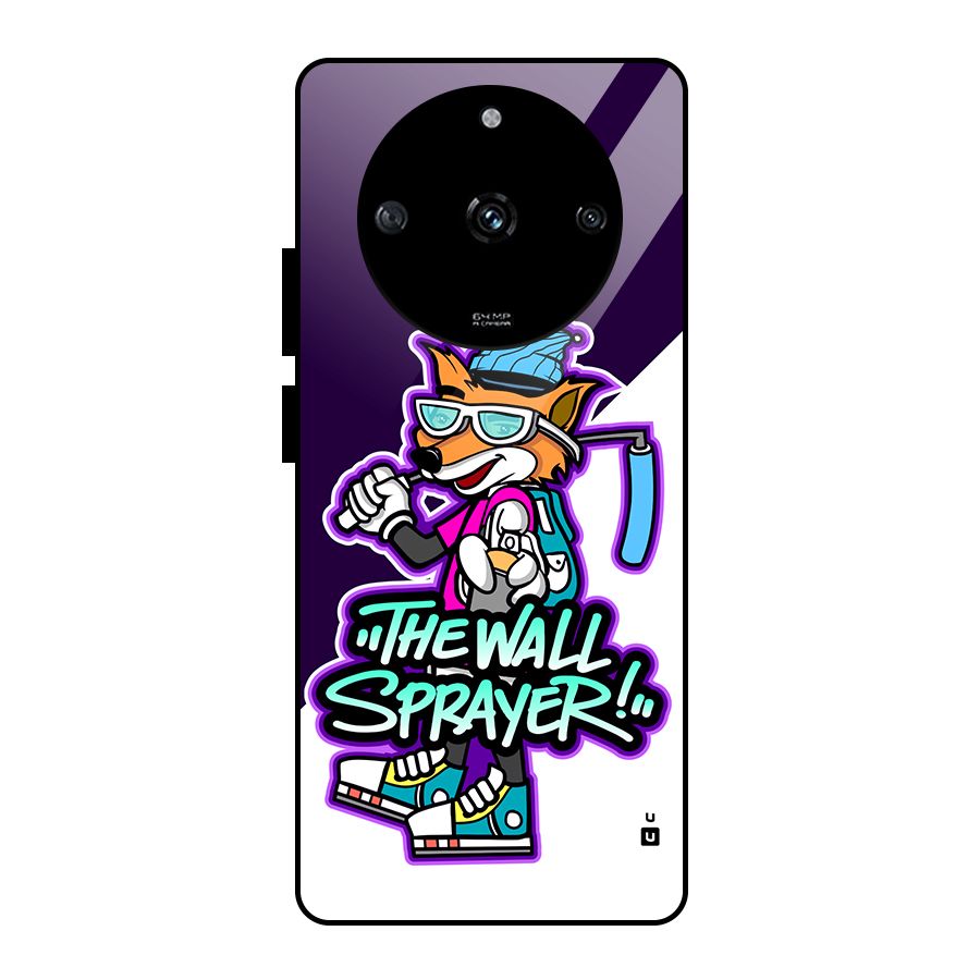 The Wall Sprayer Glass Back Case for Realme Narzo 60 5G