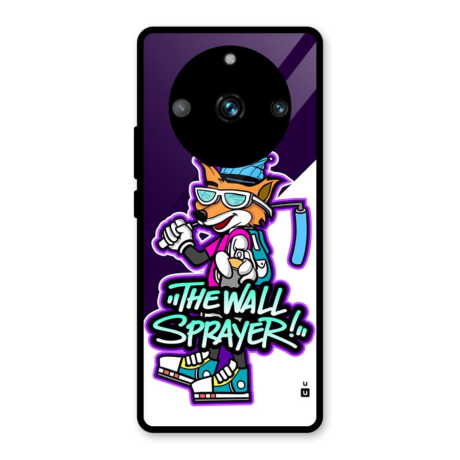 The Wall Sprayer Glass Back Case for Realme Narzo 60 Pro