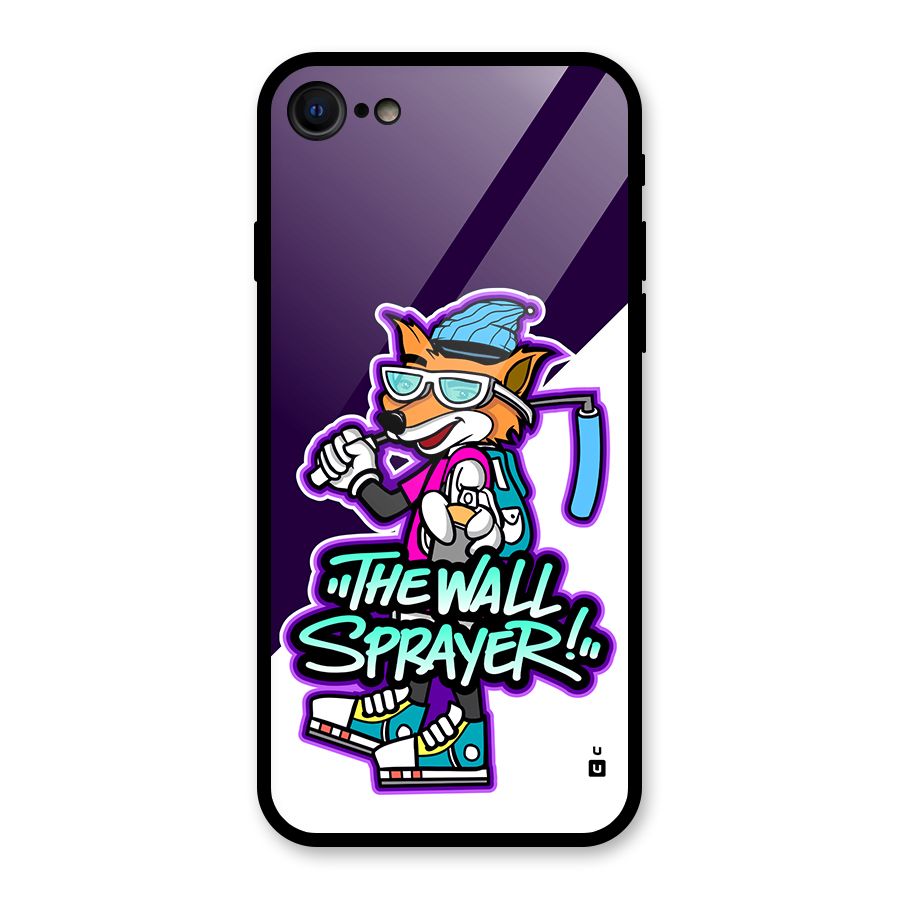 The Wall Sprayer Glass Back Case for iPhone 7