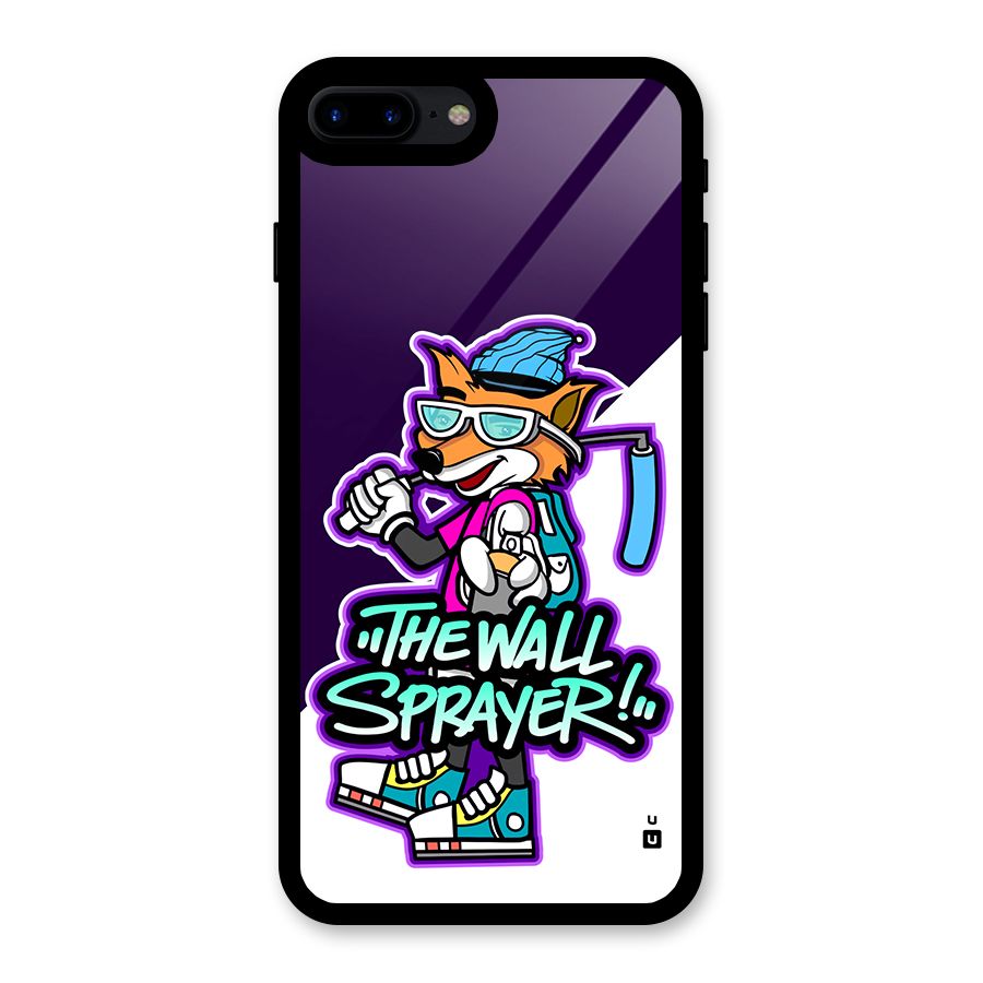 The Wall Sprayer Glass Back Case for iPhone 7 Plus