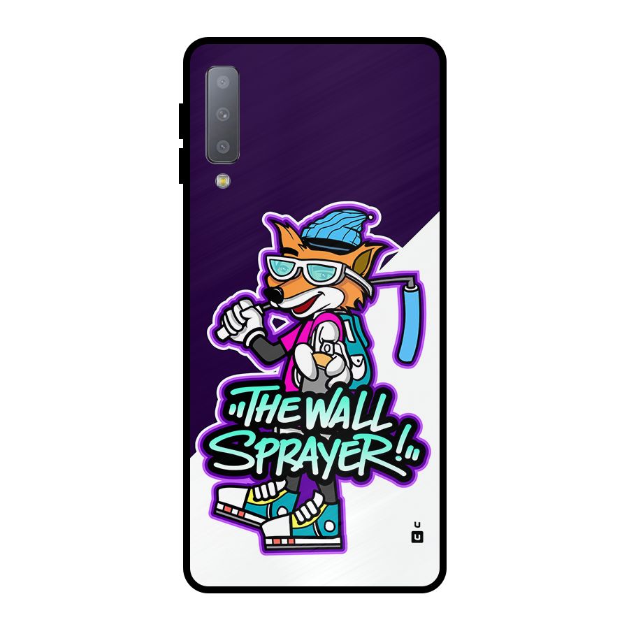 The Wall Sprayer Metal Back Case for Galaxy A7 (2018)