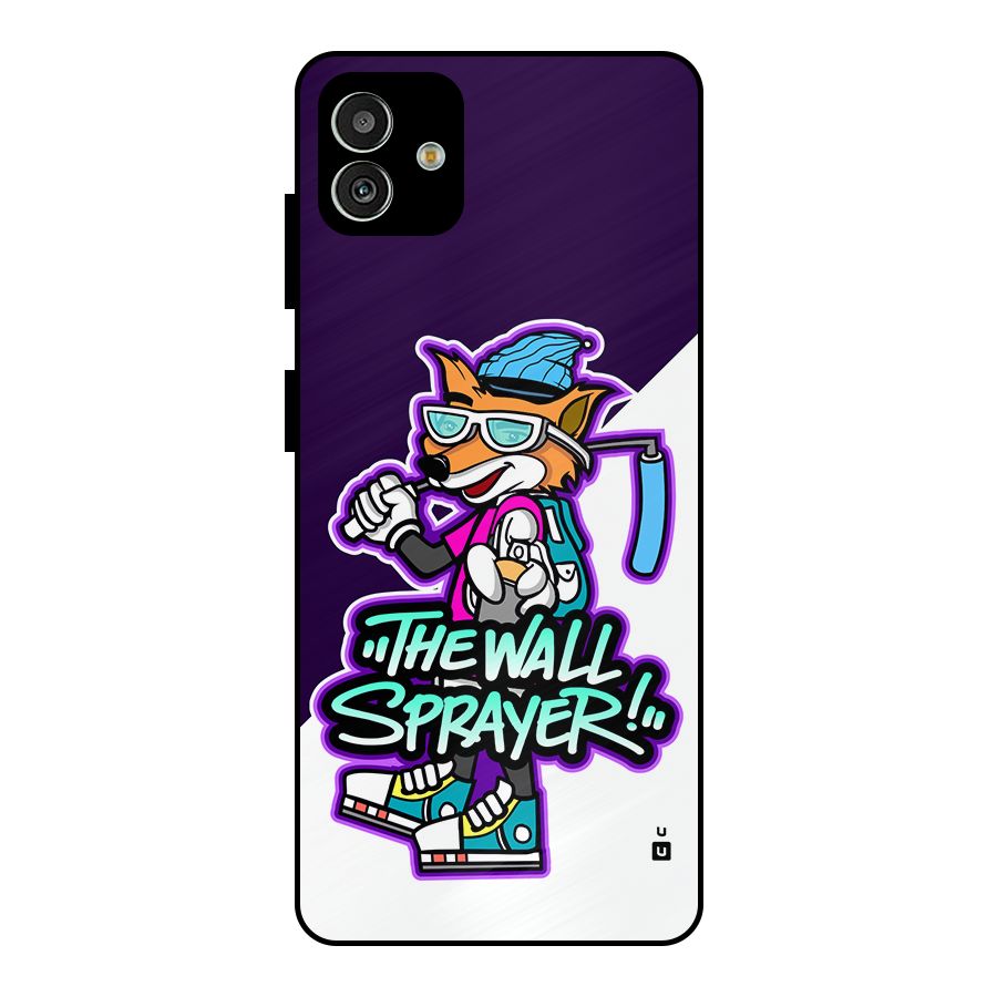 The Wall Sprayer Metal Back Case for Galaxy M13 5G