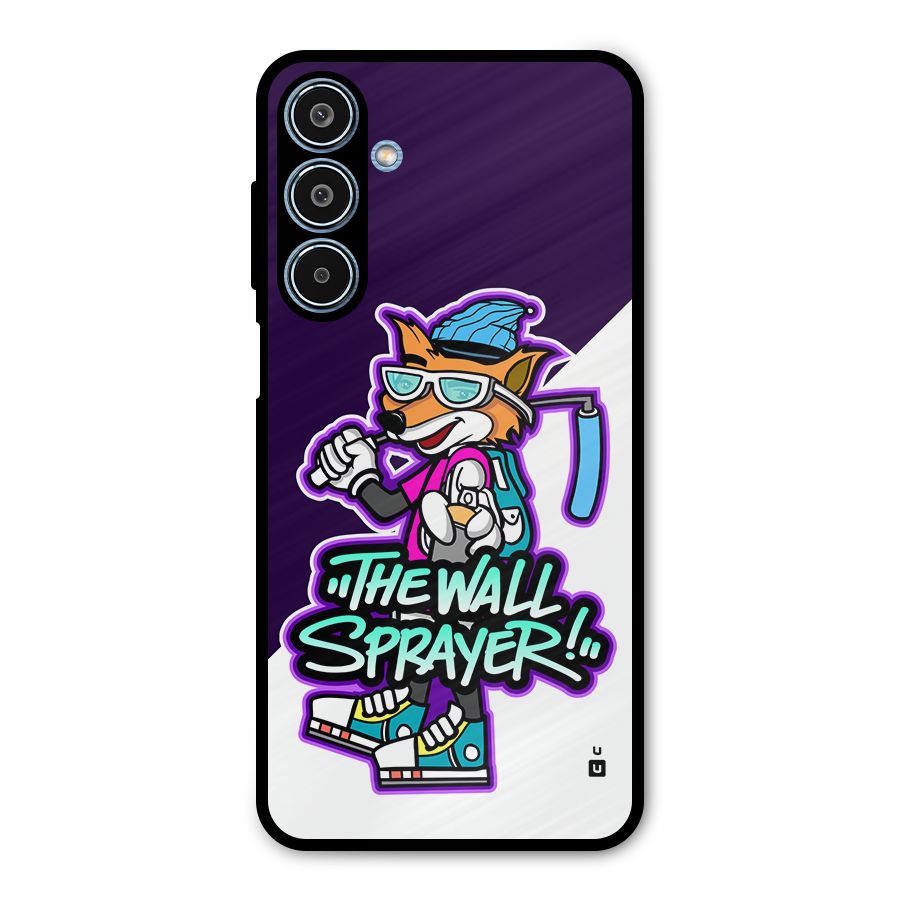 The Wall Sprayer Metal Back Case for Galaxy M35