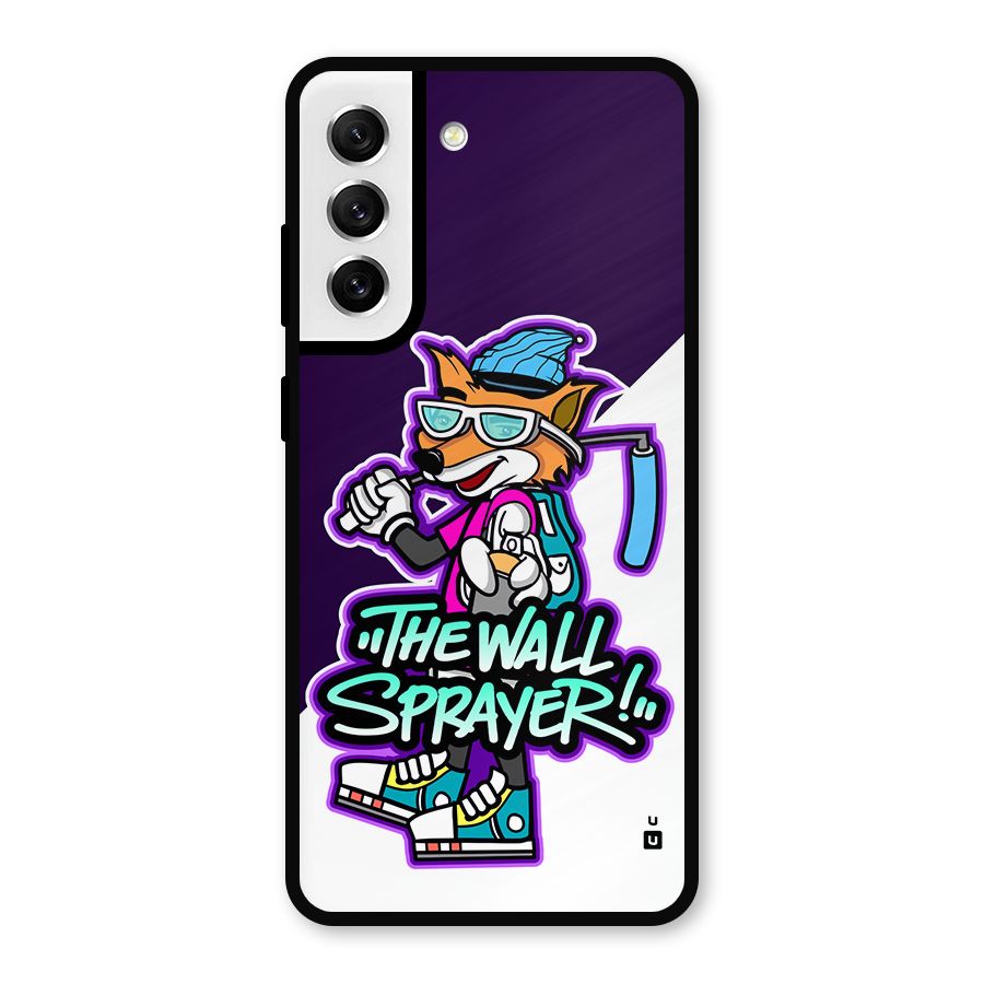 The Wall Sprayer Metal Back Case for Galaxy S21 FE 5G