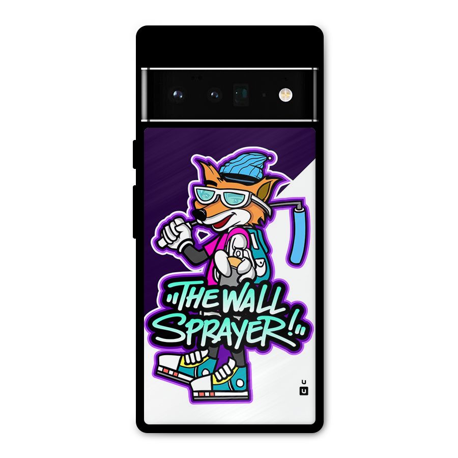 The Wall Sprayer Metal Back Case for Google Pixel 6 Pro